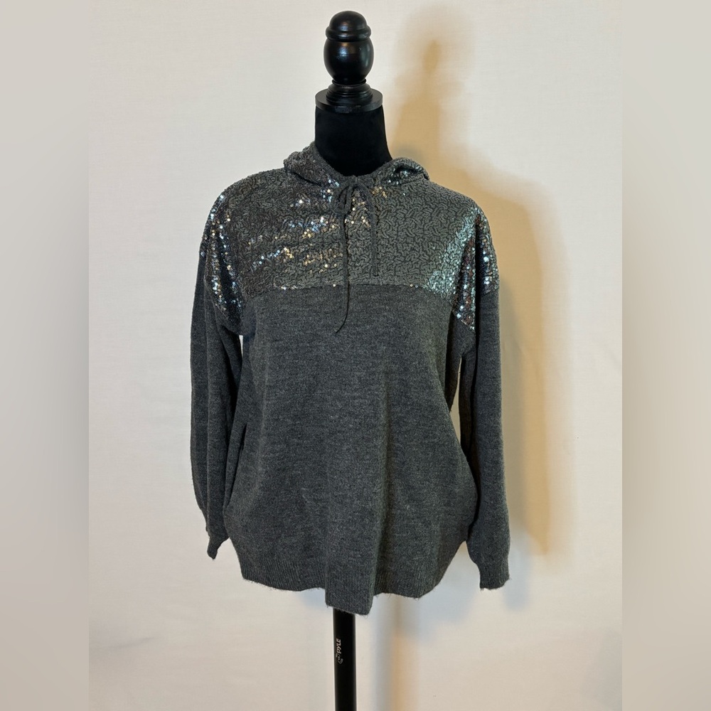 NWT Gabrielle Union Sequin Hoodie